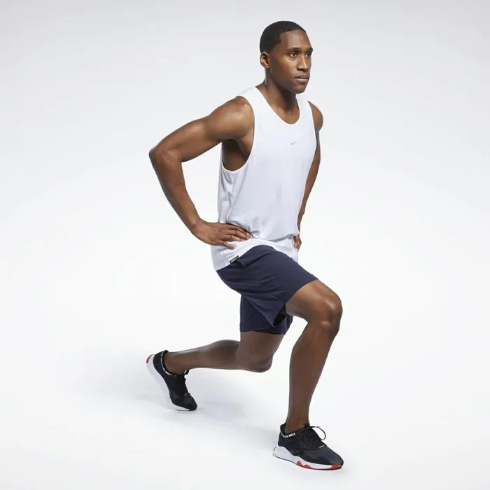 Tank Tops Mens Reebok Les Mills Restorative Tank Top White