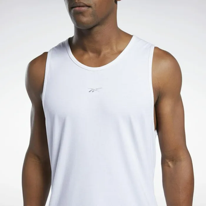 Tank Tops Mens Reebok Les Mills Restorative Tank Top White