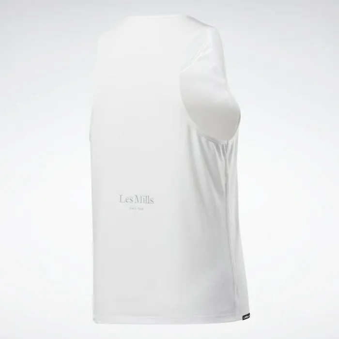 Tank Tops Mens Reebok Les Mills Restorative Tank Top White