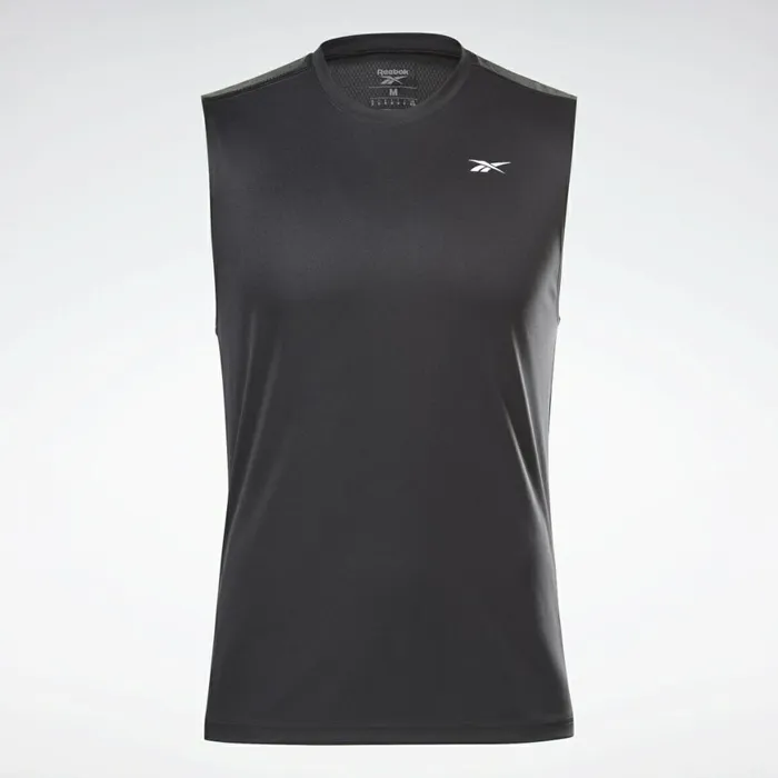 Tank Tops Mens Reebok Workout Ready Sleeveless Tech TShirt Black