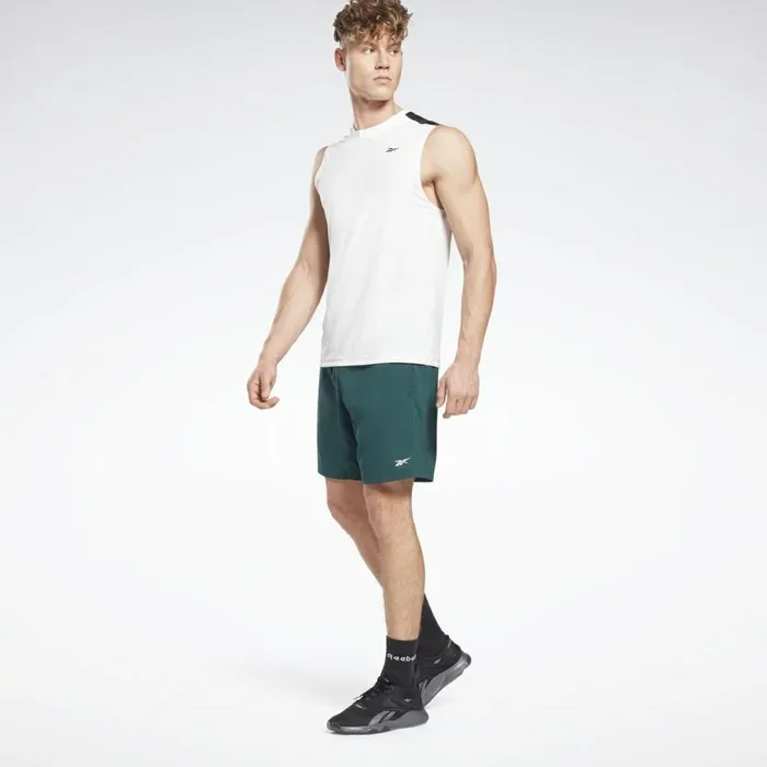 Tank Tops Mens Reebok Workout Ready Sleeveless Tech TShirt White
