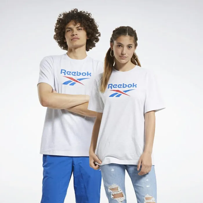 Tank Tops MensWomens Reebok Classics Vector Tee White Melange