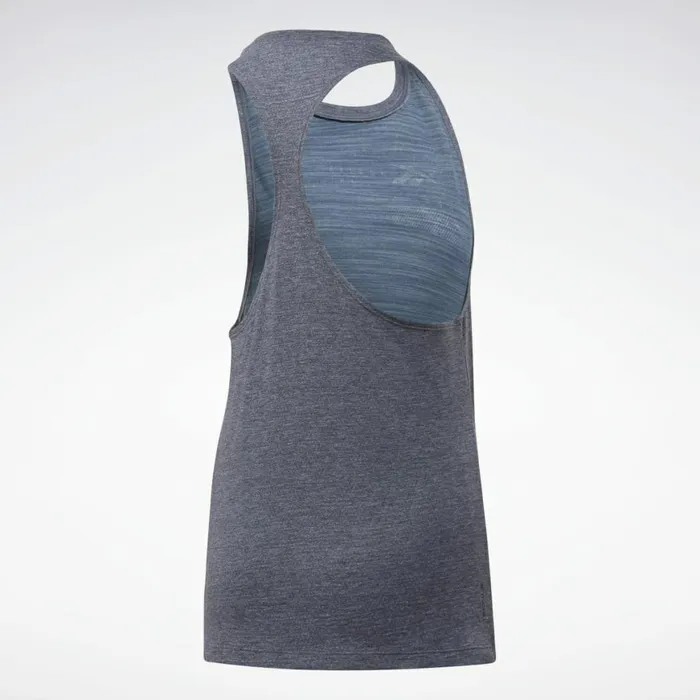Tank Tops Womens Reebok ACTIVCHILLCOTTON Graphic Tank Top Vector Navy