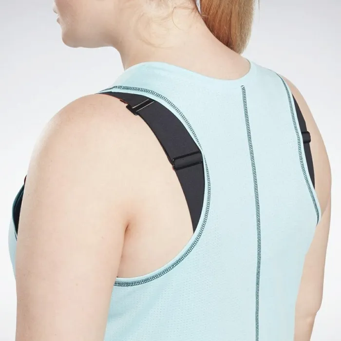 Tank Tops Womens Reebok Workout Ready Mesh Tank Top Plus Size Digital Glow