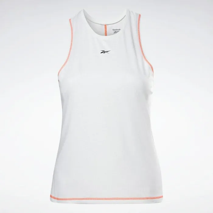 Tank Tops Womens Reebok Workout Ready Mesh Tank Top Plus Size White