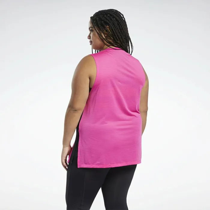 Tank Tops Womens Reebok Workout Ready Mesh Tank Top Proud Pink