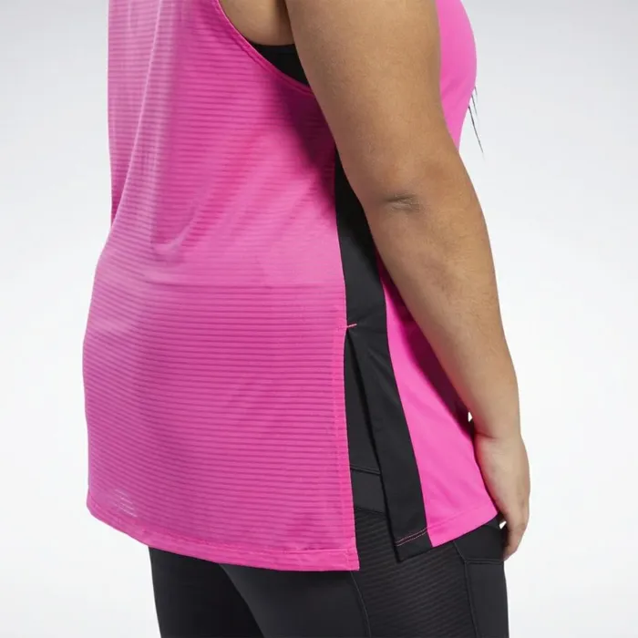Tank Tops Womens Reebok Workout Ready Mesh Tank Top Proud Pink