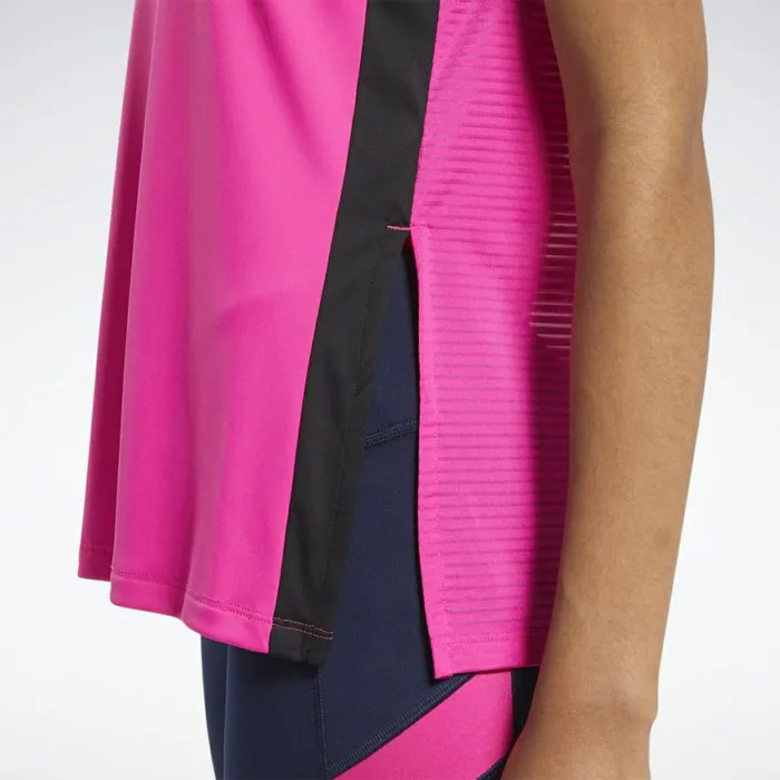 Tank Tops Womens Reebok Workout Ready Mesh Tank Top Proud Pink