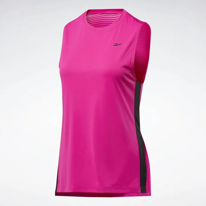 Tank Tops Womens Reebok Workout Ready Mesh Tank Top Proud Pink