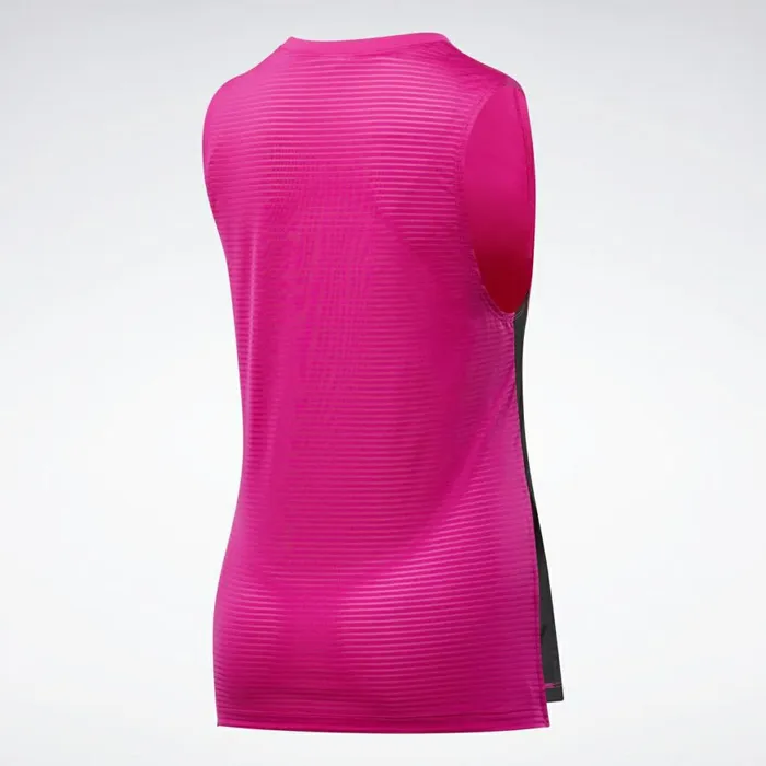 Tank Tops Womens Reebok Workout Ready Mesh Tank Top Proud Pink