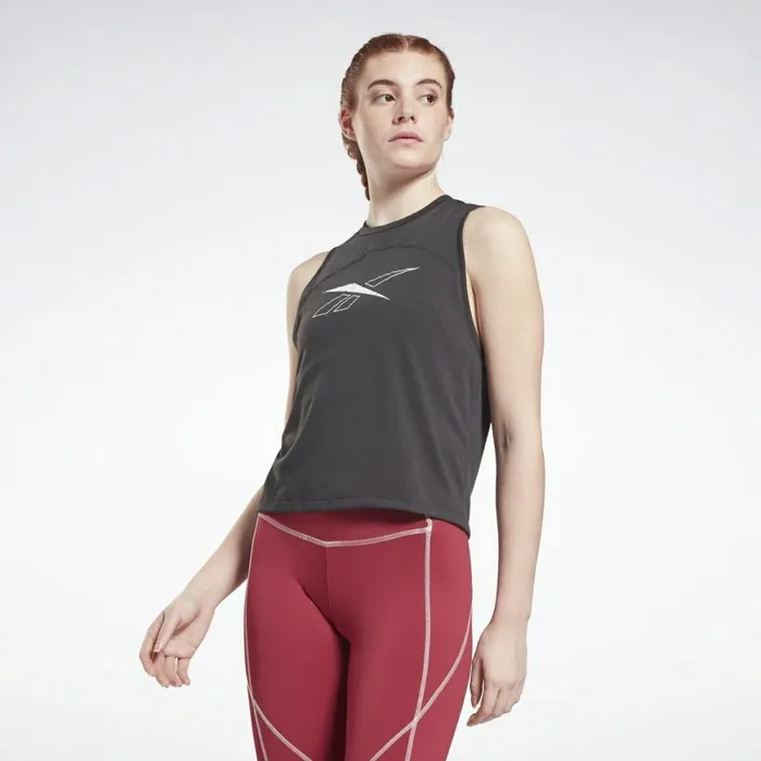 Tank Tops Womens Reebok Workout Ready Supremium Tank Top Black