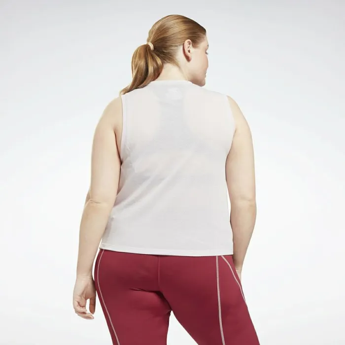 Tank Tops Womens Reebok Workout Ready Supremium Tank Top Plus Size Frost Berry