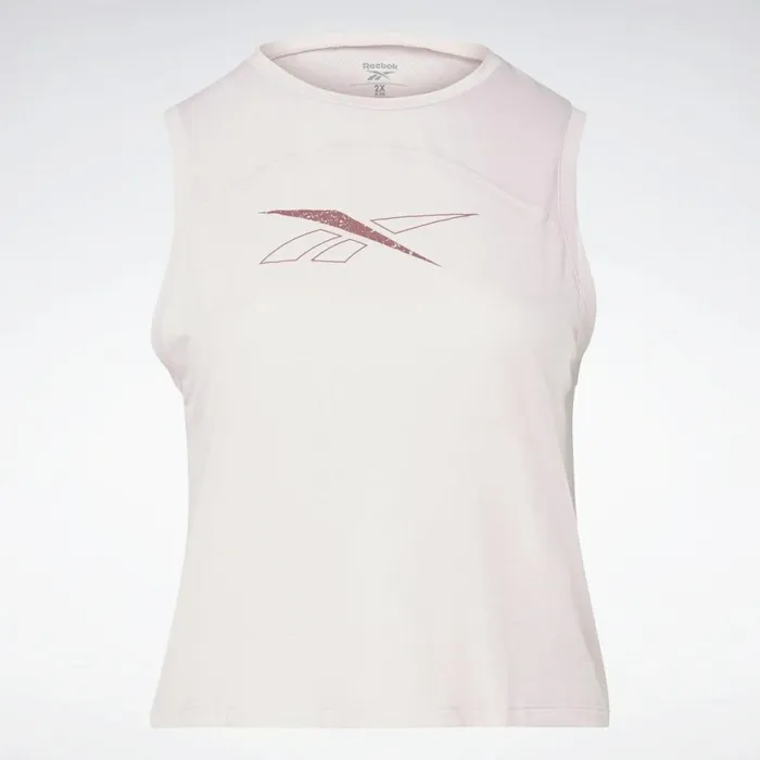 Tank Tops Womens Reebok Workout Ready Supremium Tank Top Plus Size Frost Berry