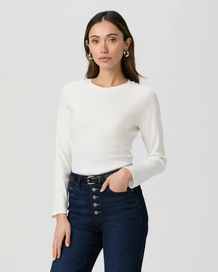 Tees and Tanks Women PAIGE Amren Tee 8211 Ivory
