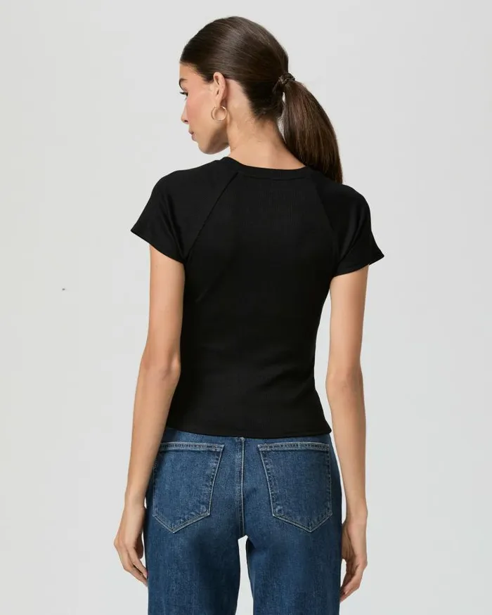 Tees and Tanks Women PAIGE Bijou Tee 8211 Black Tees and Tanks Women PAIGE Bijou Tee 8211 Black