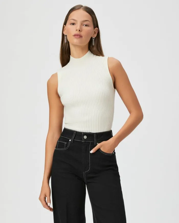 Tees and Tanks Women PAIGE Fidelia Tank 8211 Ivory