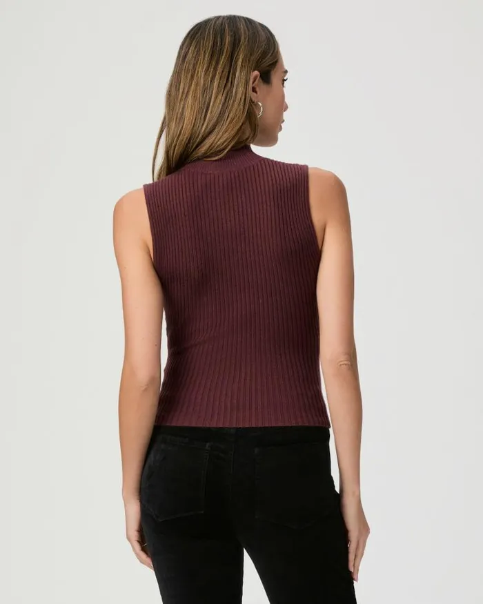 Tees and Tanks Women PAIGE Fidelia Tank 8211 Oxblood Tees and Tanks Women PAIGE Fidelia Tank 8211 Oxblood