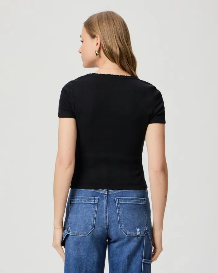 Tees and Tanks Women PAIGE Mariana Tee 8211 Black Tees and Tanks Women PAIGE Mariana Tee 8211 Black