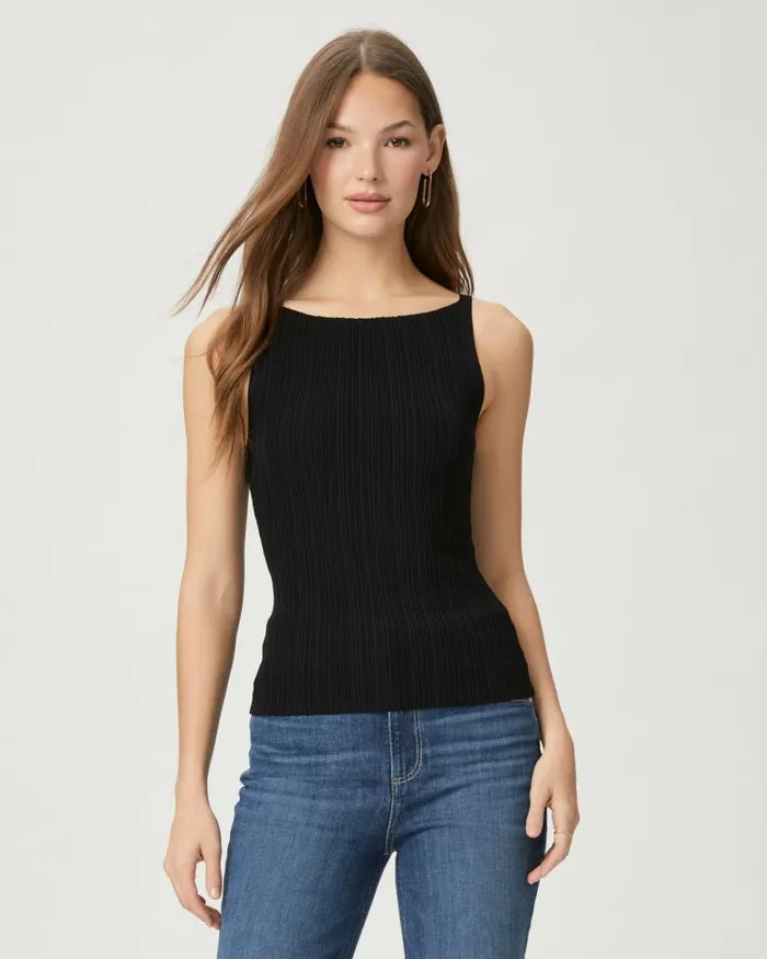Tees and Tanks Women PAIGE Yuelia Tank 8211 Black