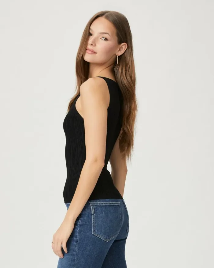 Tees and Tanks Women PAIGE Yuelia Tank 8211 Black Tees and Tanks Women PAIGE Yuelia Tank 8211 Black