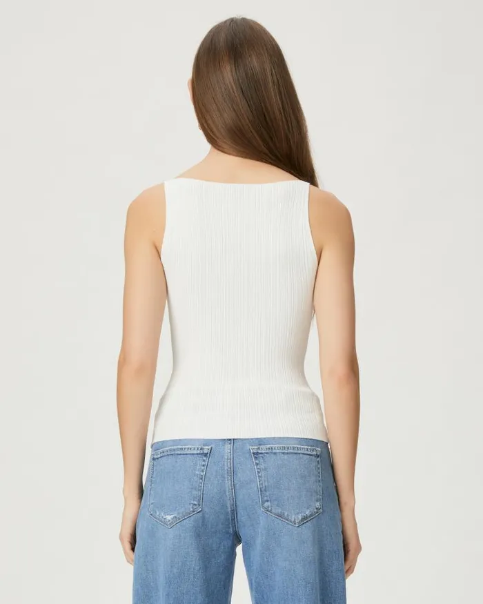 Tees and Tanks Women PAIGE Yuelia Tank 8211 White Tees and Tanks Women PAIGE Yuelia Tank 8211 White