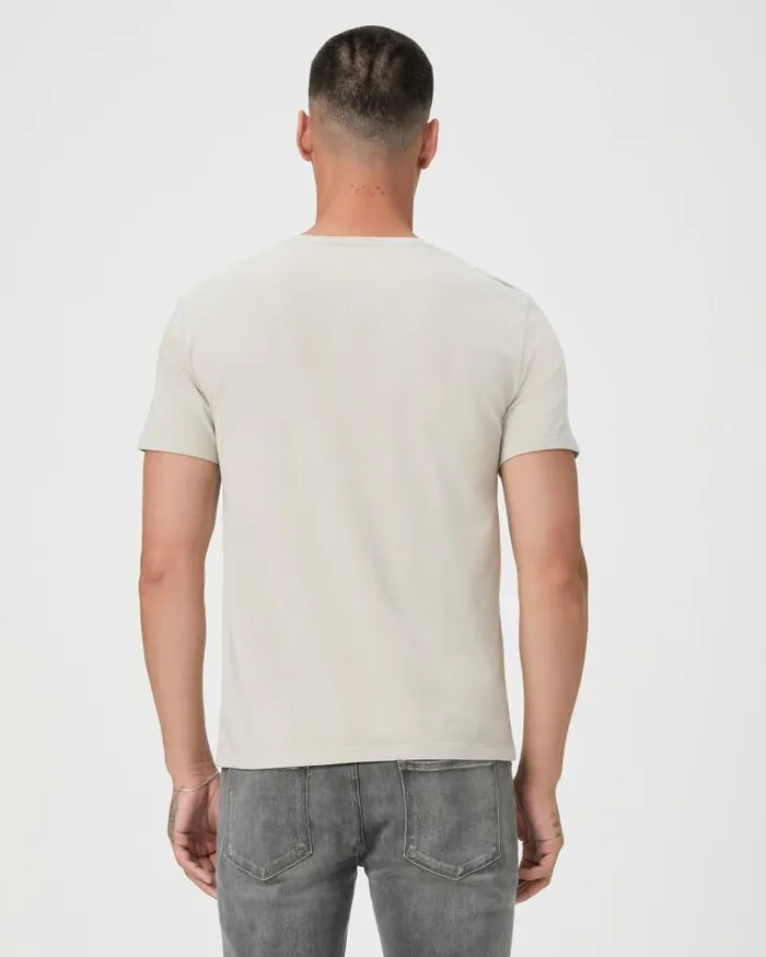 Tees Men PAIGE Cash Crew Tee 8211 Fresh Oyster Tees Men PAIGE Cash Crew Tee 8211 Fresh Oyster
