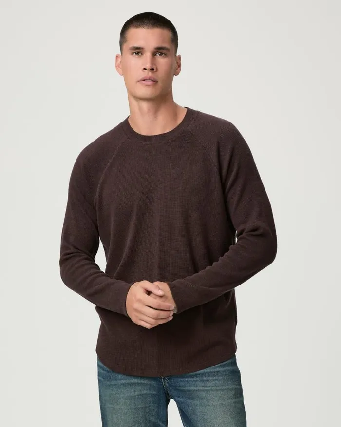 Tees Men PAIGE Odin Baseball Tee 8211 Burnt Cocoa Multi