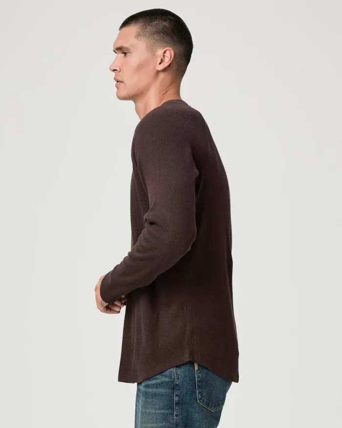 Tees Men PAIGE Odin Baseball Tee 8211 Burnt Cocoa Multi Tees Men PAIGE Odin Baseball Tee 8211 Burnt Cocoa Multi