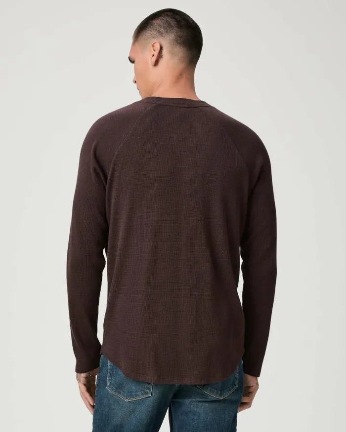 Tees Men PAIGE Odin Baseball Tee 8211 Burnt Cocoa Multi Tees Men PAIGE Odin Baseball Tee 8211 Burnt Cocoa Multi