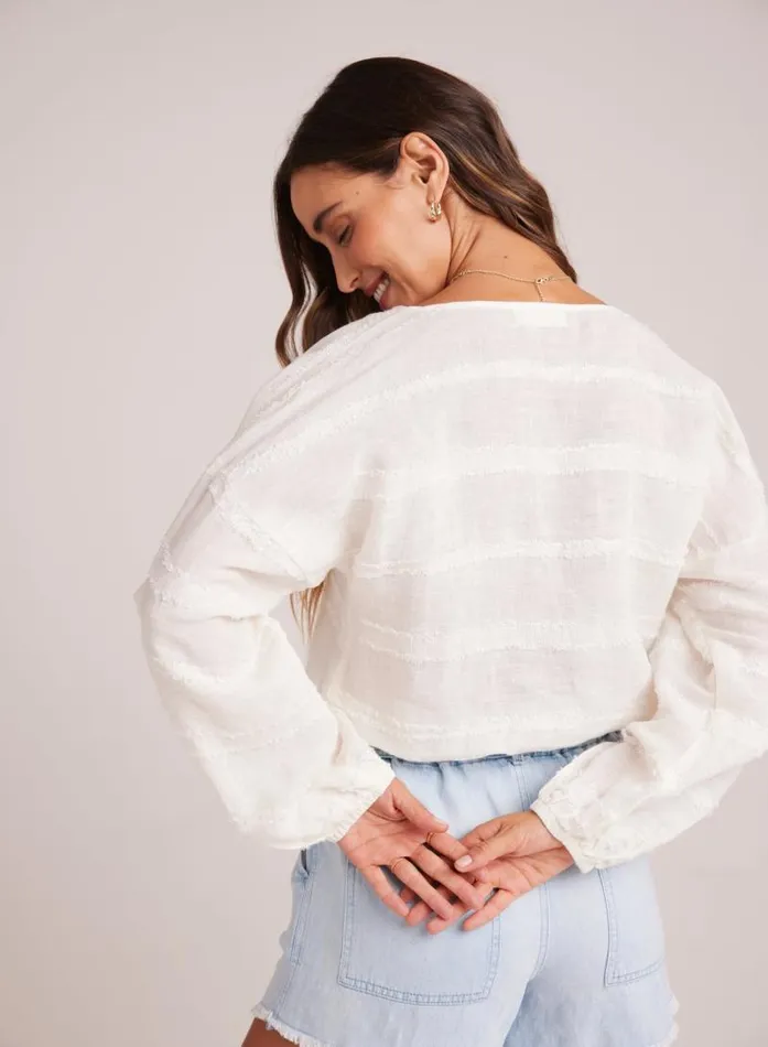 Tie Up Pullover Top 8211 White Women Bella Dahl Long Sleeve Tie Up Pullover Top 8211 White Women Bella Dahl Long Sleeve