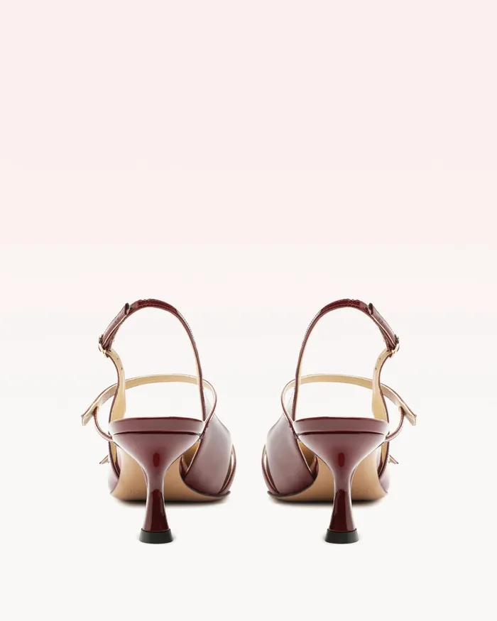 Tita 60 Slingback Cherry Lacquer Alexandre Birman Slingback Pumps Cherry Lacquer Women Alexandre Birman Pumps