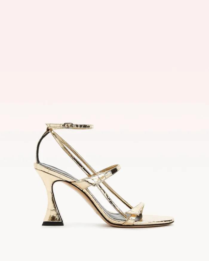 Tita Cage 85 Light Gold Women Alexandre Birman Sandals