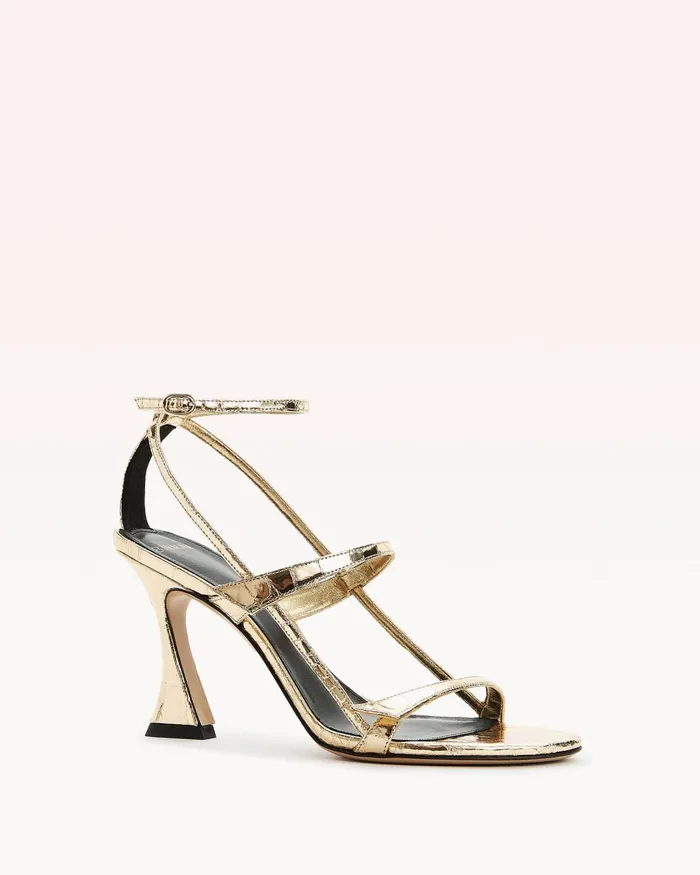Tita Cage 85 Light Gold Women Alexandre Birman Sandals