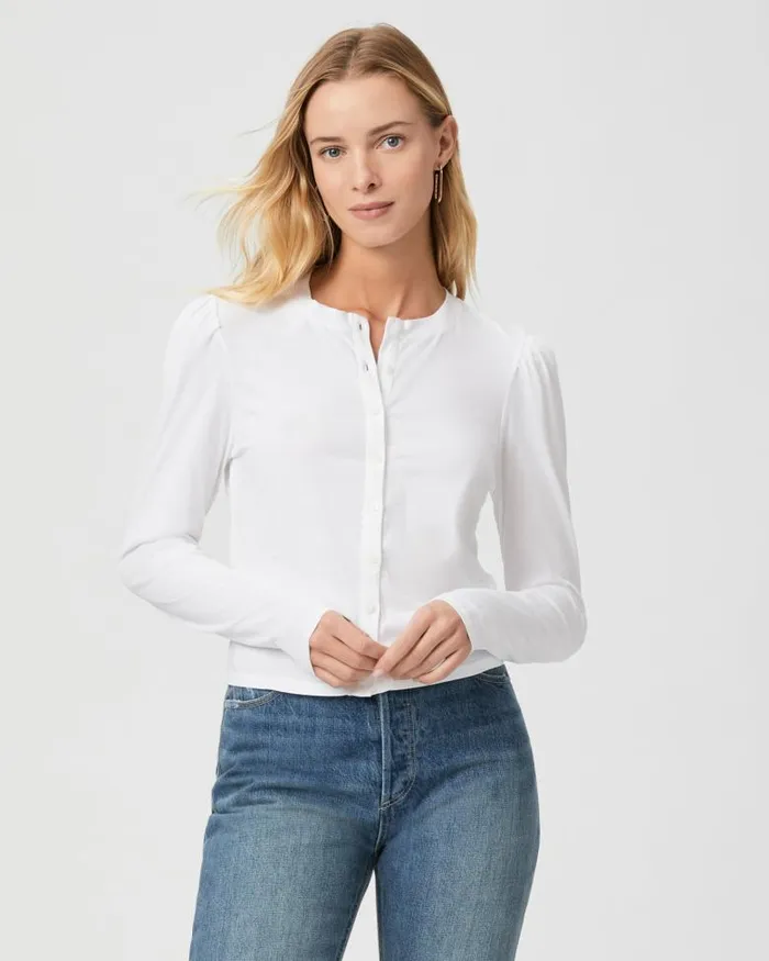 Tops and Blouses Women PAIGE Caliban Top 8211 White