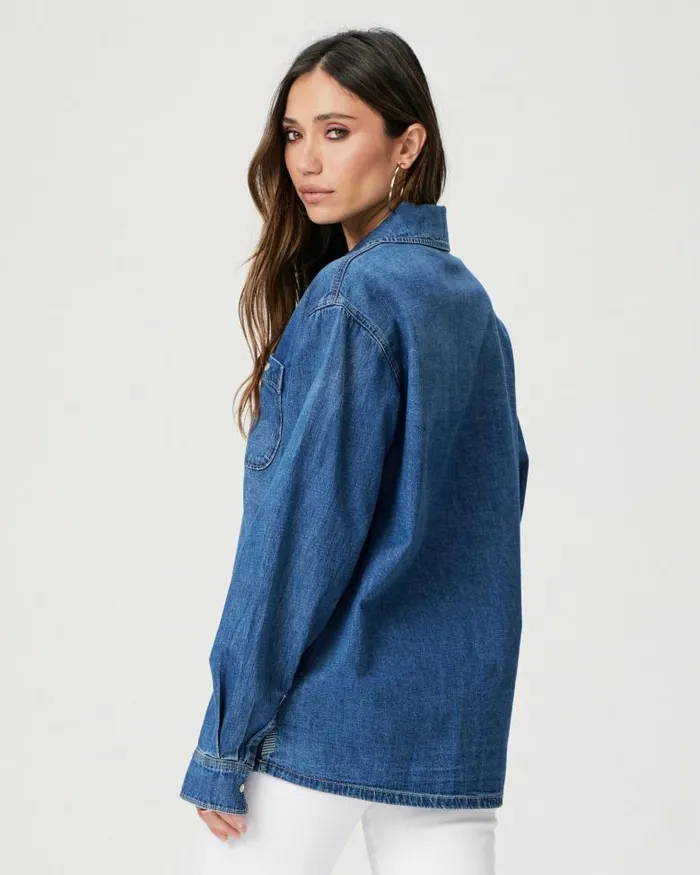 Tops and Blouses Women PAIGE Georgie Denim Shirt 8211 Heston Tops and Blouses Women PAIGE Georgie Denim Shirt 8211 Heston