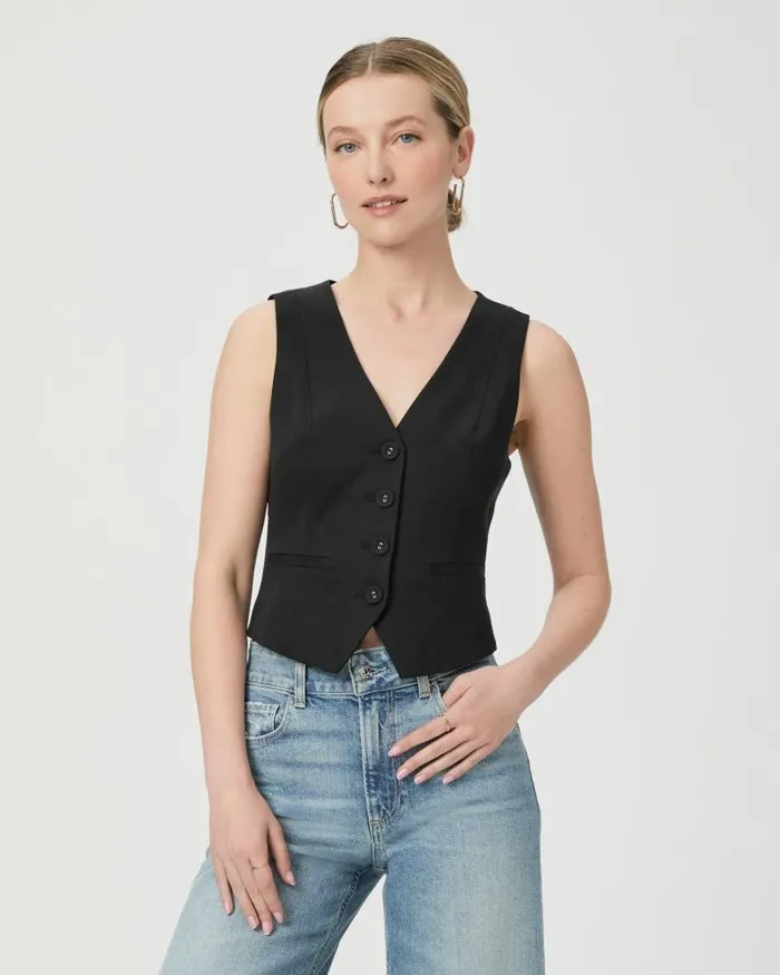 Tops and Blouses Women PAIGE Iris Vest 8211 Black