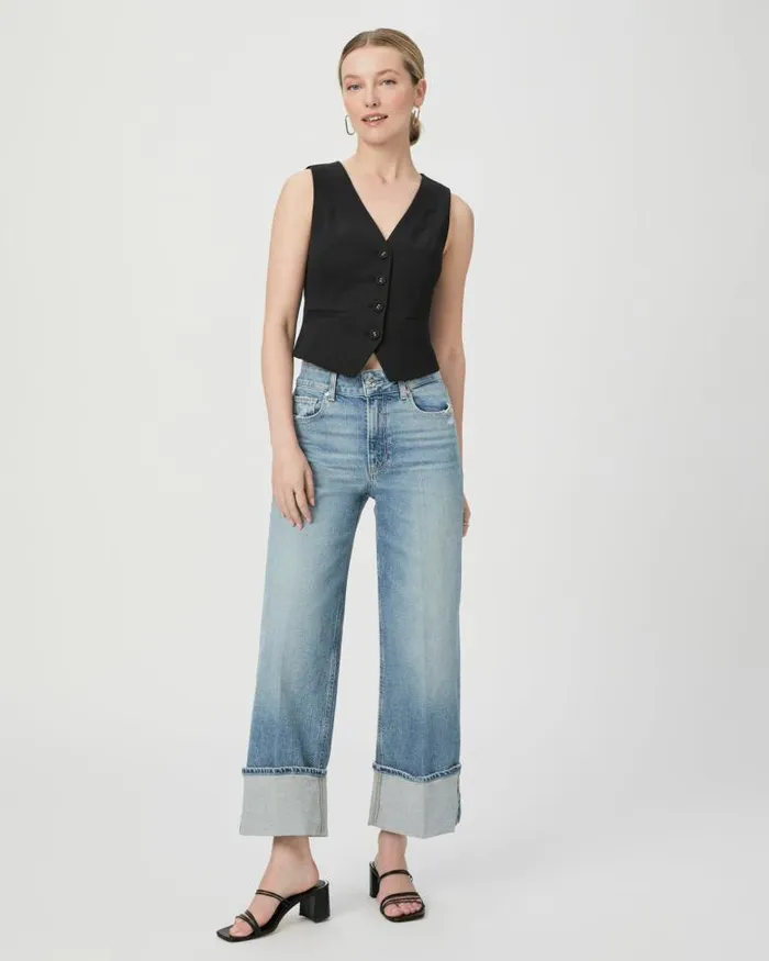 Tops and Blouses Women PAIGE Iris Vest 8211 Black Tops and Blouses Women PAIGE Iris Vest 8211 Black