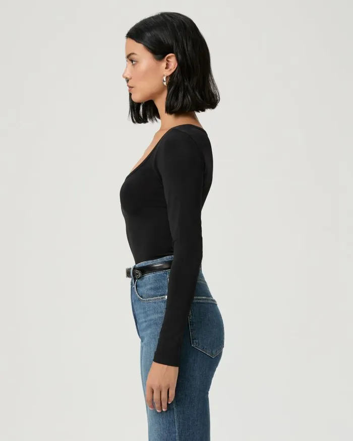 Tops and Blouses Women PAIGE Josephina Top 8211 Black Tops and Blouses Women PAIGE Josephina Top 8211 Black