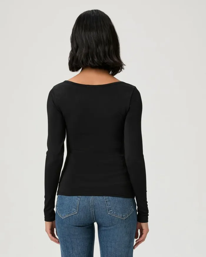 Tops and Blouses Women PAIGE Josephina Top 8211 Black Tops and Blouses Women PAIGE Josephina Top 8211 Black