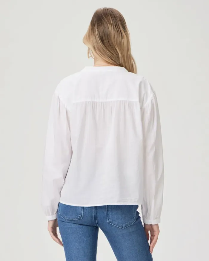 Tops and Blouses Women PAIGE Marline Shirt 8211 White Tops and Blouses Women PAIGE Marline Shirt 8211 White