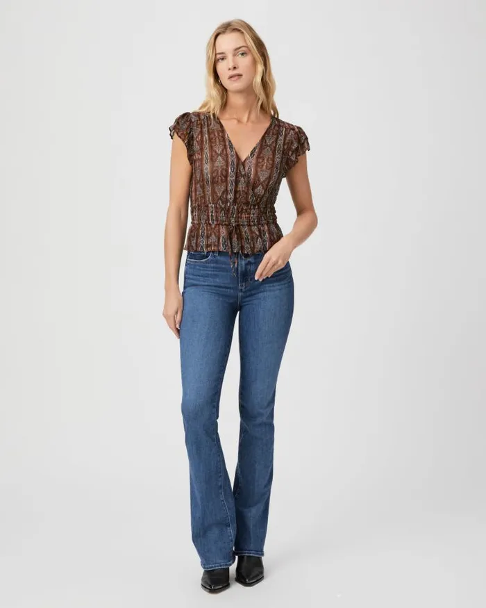 Tops and Blouses Women PAIGE Pancetta Top 8211 Landslide Multi Silk Tops and Blouses Women PAIGE Pancetta Top 8211 Landslide Multi Silk