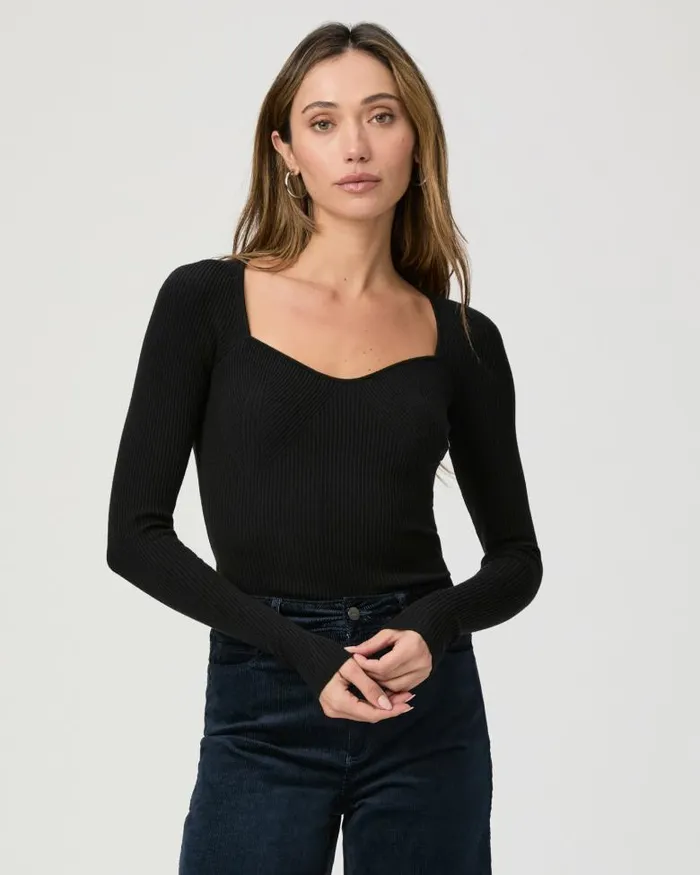 Tops and Blouses Women PAIGE Parvati Top 8211 Black Tops and Blouses Women PAIGE Parvati Top 8211 Black
