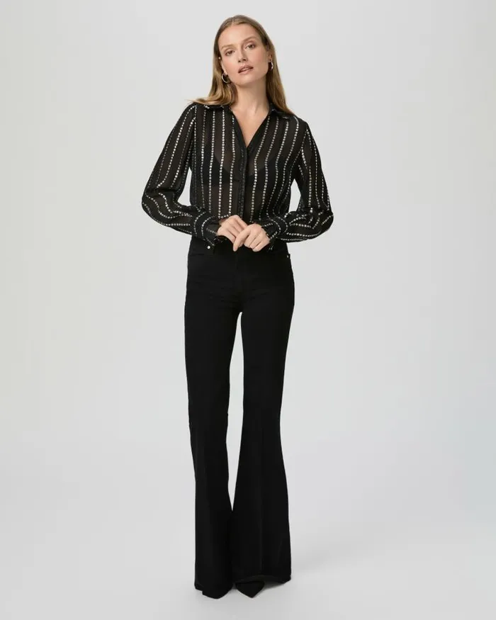 Tops and Blouses Women PAIGE Sosa Blouse 8211 Black Tops and Blouses Women PAIGE Sosa Blouse 8211 Black