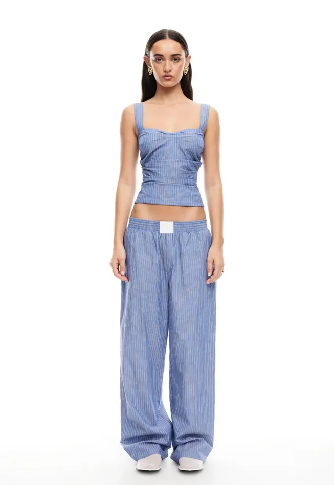Tops Women Lioness Fashion COBAIN CORSET Navy Stripe
