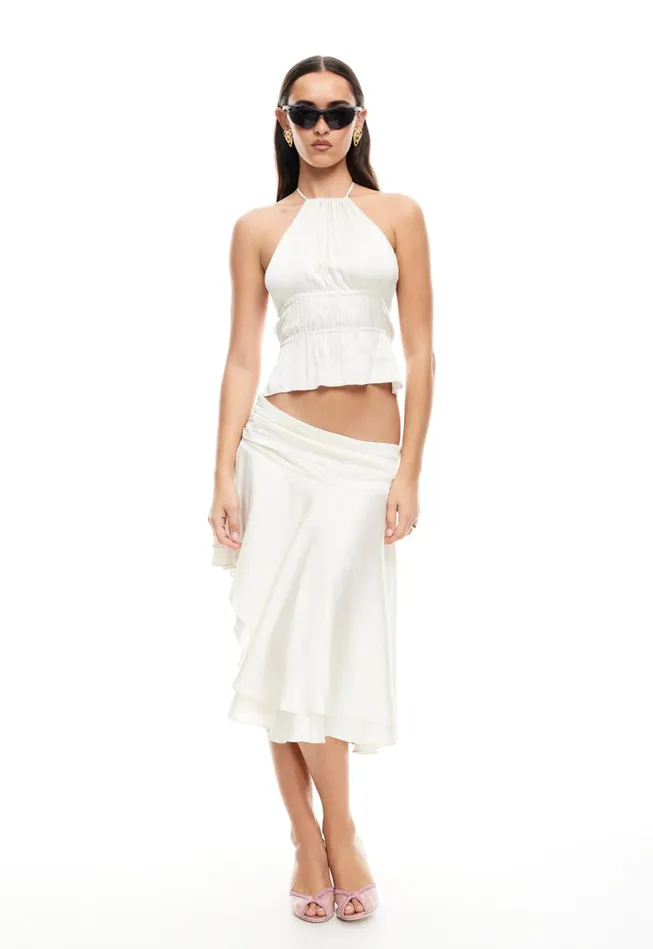 Tops Women Lioness Fashion LEGACY HALTER TOP Ivory Tops Women Lioness Fashion LEGACY HALTER TOP Ivory