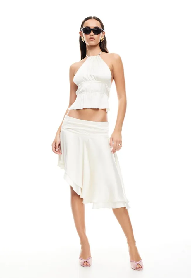 Tops Women Lioness Fashion LEGACY HALTER TOP Ivory Tops Women Lioness Fashion LEGACY HALTER TOP Ivory