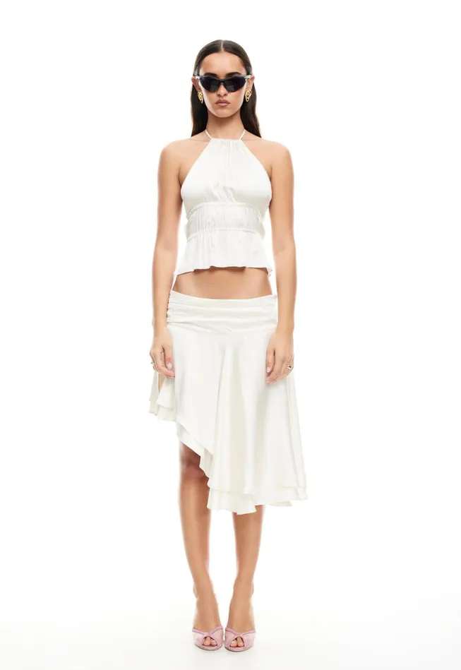 Tops Women Lioness Fashion LEGACY HALTER TOP Ivory Tops Women Lioness Fashion LEGACY HALTER TOP Ivory