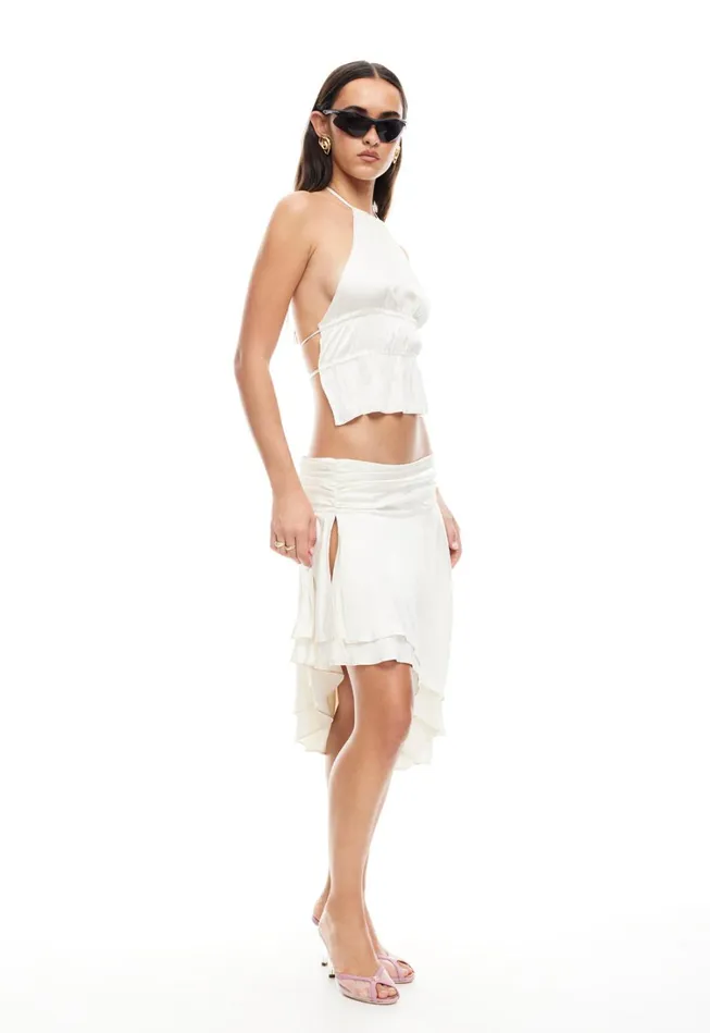 Tops Women Lioness Fashion LEGACY HALTER TOP Ivory Tops Women Lioness Fashion LEGACY HALTER TOP Ivory
