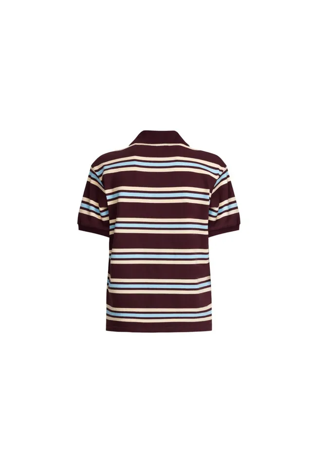 Tops Women Lioness Fashion LEISURE POLO Chocolate Multi Tops Women Lioness Fashion LEISURE POLO Chocolate Multi
