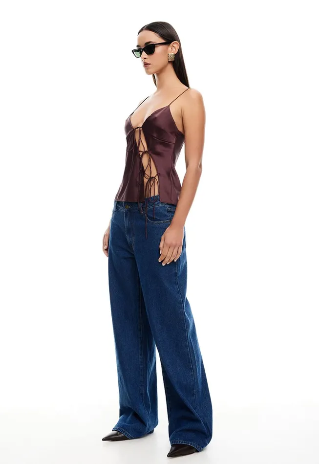 Tops Women Lioness Fashion MARIAH CAMI Garnet
